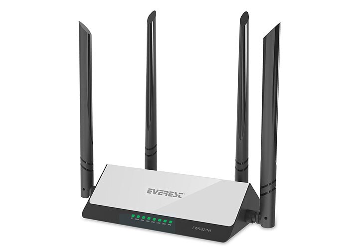 Everest EWR-521N4 300 Mbps 2.4 Ghz  Access Point & Router